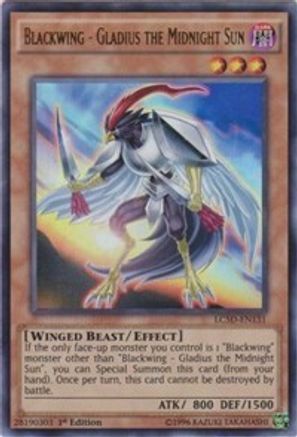 Blackwing - Gladius the Midnight Sun (LC5D-EN131) - Legendary Collection 5D's 1st Edition - Premium Yugioh Single from Konami - Just $0.55! Shop now at Game Crave Tournament Store