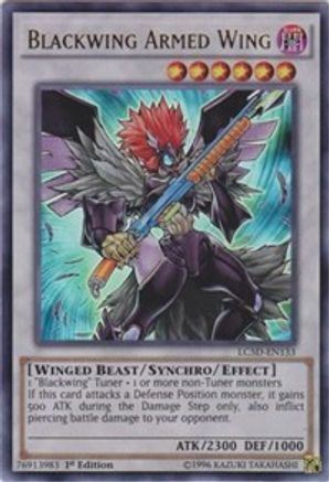 Blackwing Armed Wing (LC5D-EN133) - Legendary Collection 5D's 1st Edition - Premium Yugioh Single from Konami - Just $15.37! Shop now at Game Crave Tournament Store