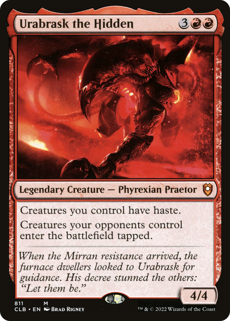 Urabrask the Hidden (CLB-811) - Commander Legends: Battle for Baldur's Gate - Premium MTG Single from Wizards of the Coast - Just $0.49! Shop now at Game Crave Tournament Store