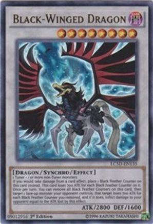 Black-Winged Dragon (UR) (LC5D-EN135) - Legendary Collection 5D's 1st Edition - Premium Yugioh Single from Konami - Just $1.90! Shop now at Game Crave Tournament Store
