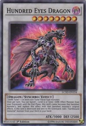 Hundred Eyes Dragon (LC5D-EN154) - Legendary Collection 5D's 1st Edition - Premium Yugioh Single from Konami - Just $0.40! Shop now at Game Crave Tournament Store