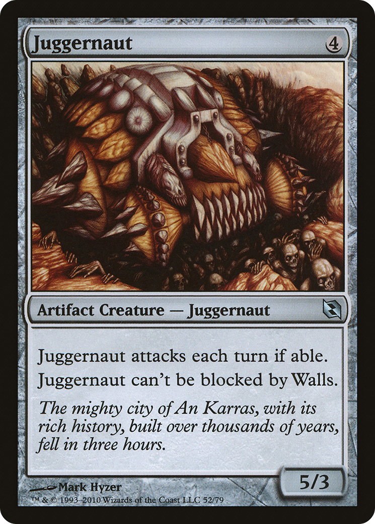 Juggernaut (DDF-052) - Duel Decks: Elspeth vs. Tezzeret - Premium MTG Single from Wizards of the Coast - Just $0.25! Shop now at Game Crave Tournament Store