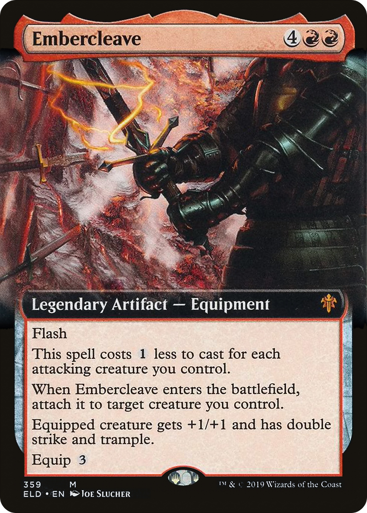 Embercleave (ELD-359) - Throne of Eldraine: (Extended Art) Foil - Premium MTG Single from Wizards of the Coast - Just $10.91! Shop now at Game Crave Tournament Store