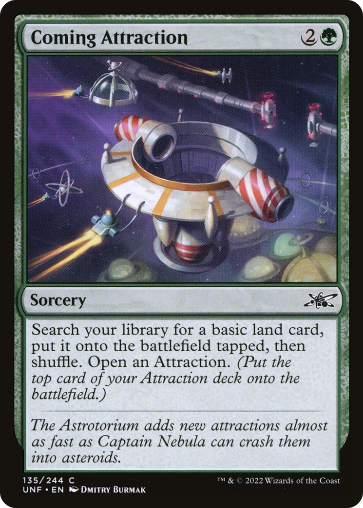 Coming Attraction (UNF-135) - Unfinity - Premium MTG Single from Wizards of the Coast - Just $0.08! Shop now at Game Crave Tournament Store