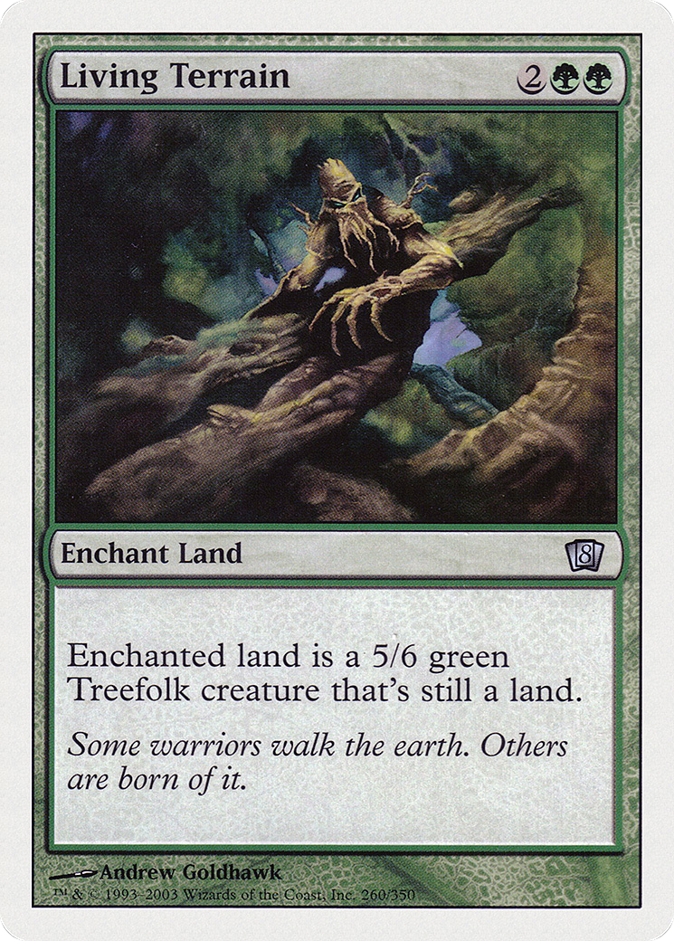 Living Terrain (8ED-260) - Eighth Edition - Premium MTG Single from Wizards of the Coast - Just $0.25! Shop now at Game Crave Tournament Store