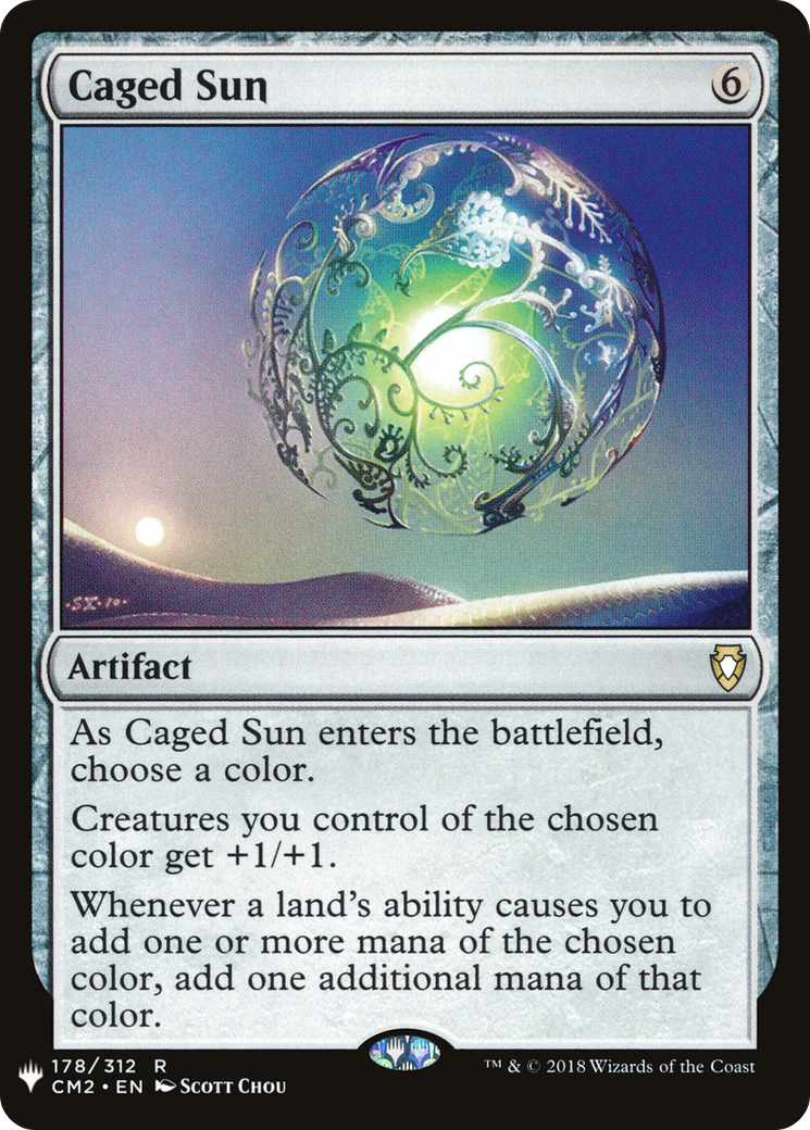 Caged Sun (MB1-1556) - Mystery Booster - Premium MTG Single from Wizards of the Coast - Just $0.91! Shop now at Game Crave Tournament Store