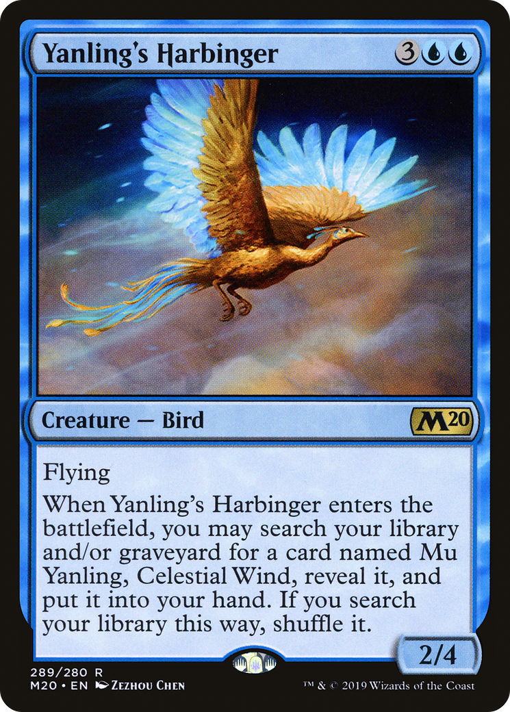 Yanling's Harbinger (M20-289) - Core Set 2020 - Premium MTG Single from Wizards of the Coast - Just $0.25! Shop now at Game Crave Tournament Store