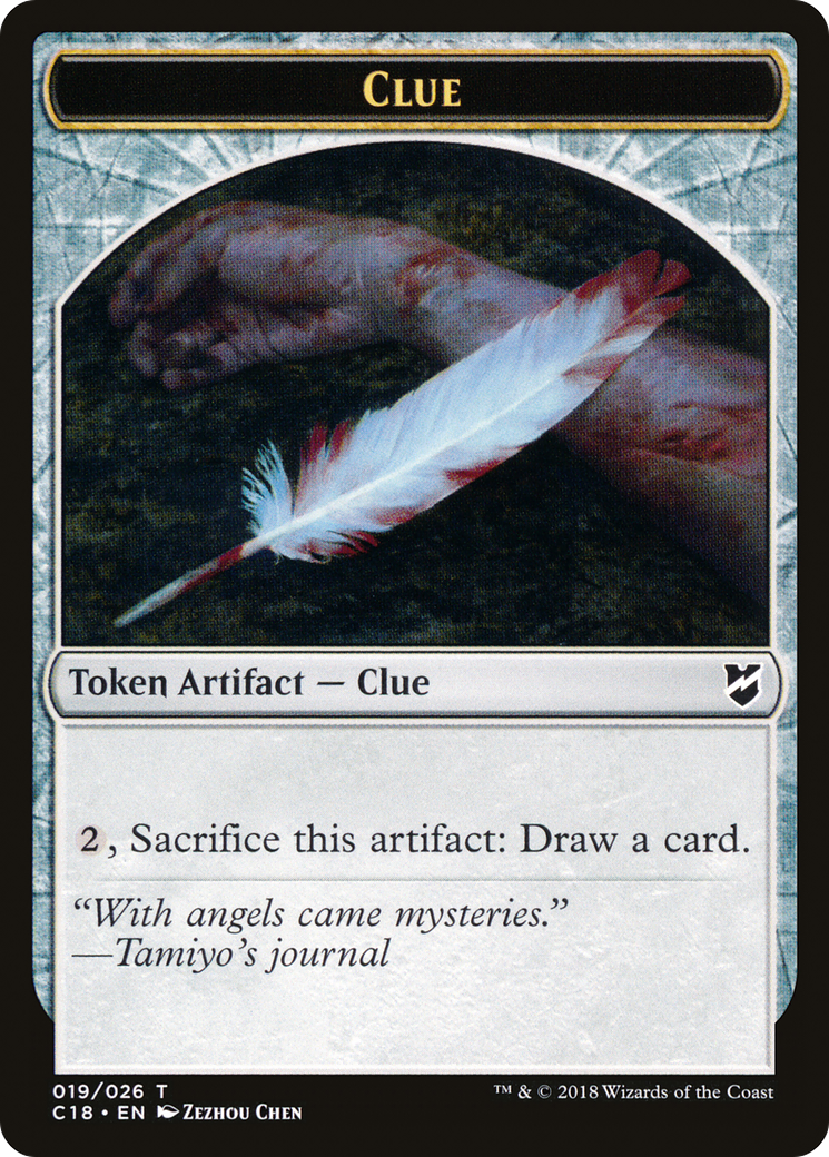 Clue (TC18-019) - Commander 2018 Tokens - Premium MTG Single from Wizards of the Coast - Just $0! Shop now at Game Crave Tournament Store