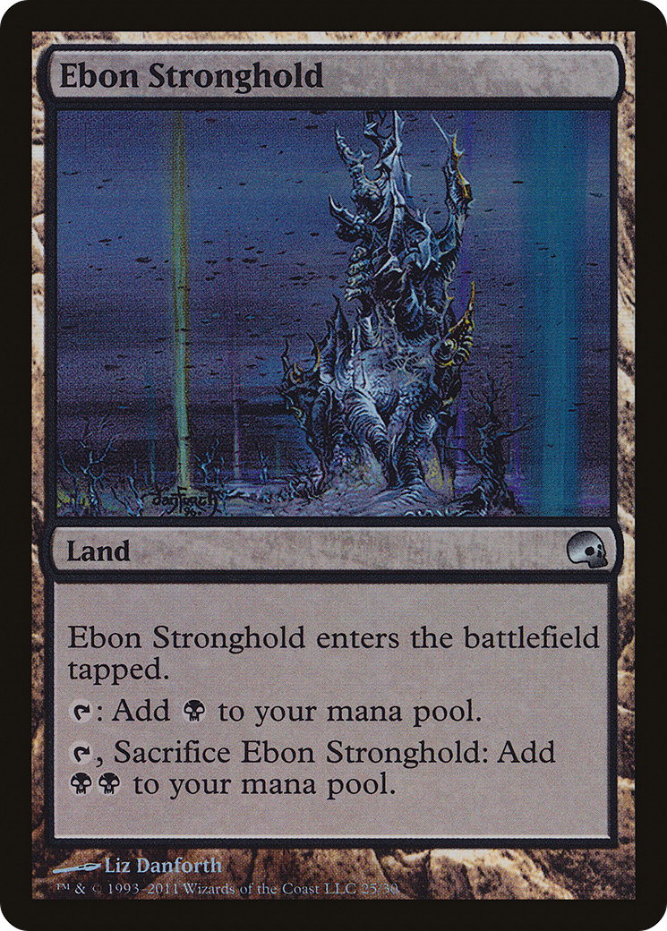 Ebon Stronghold (PD3-025) - Premium Deck Series: Graveborn Foil - Premium MTG Single from Wizards of the Coast - Just $0.13! Shop now at Game Crave Tournament Store