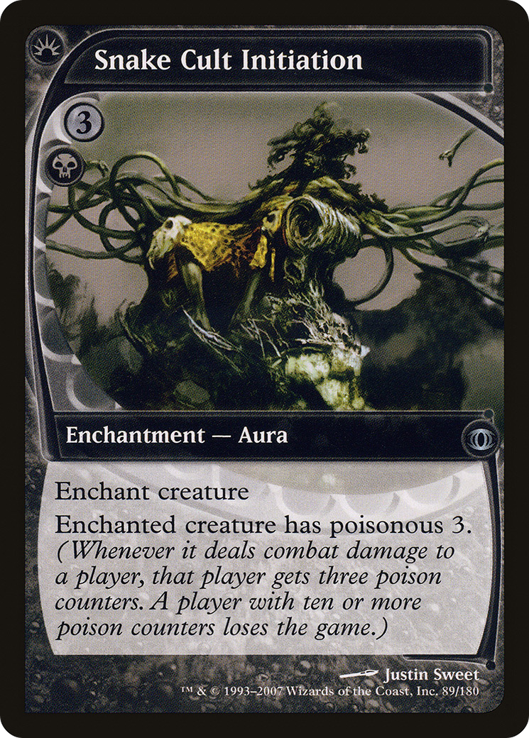 Snake Cult Initiation (FUT-089) - Future Sight - Premium MTG Single from Wizards of the Coast - Just $0.12! Shop now at Game Crave Tournament Store