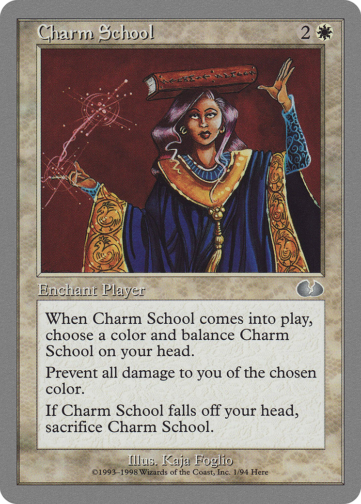 Charm School (UGL-001) - Unglued - Premium MTG Single from Wizards of the Coast - Just $0.08! Shop now at Game Crave Tournament Store
