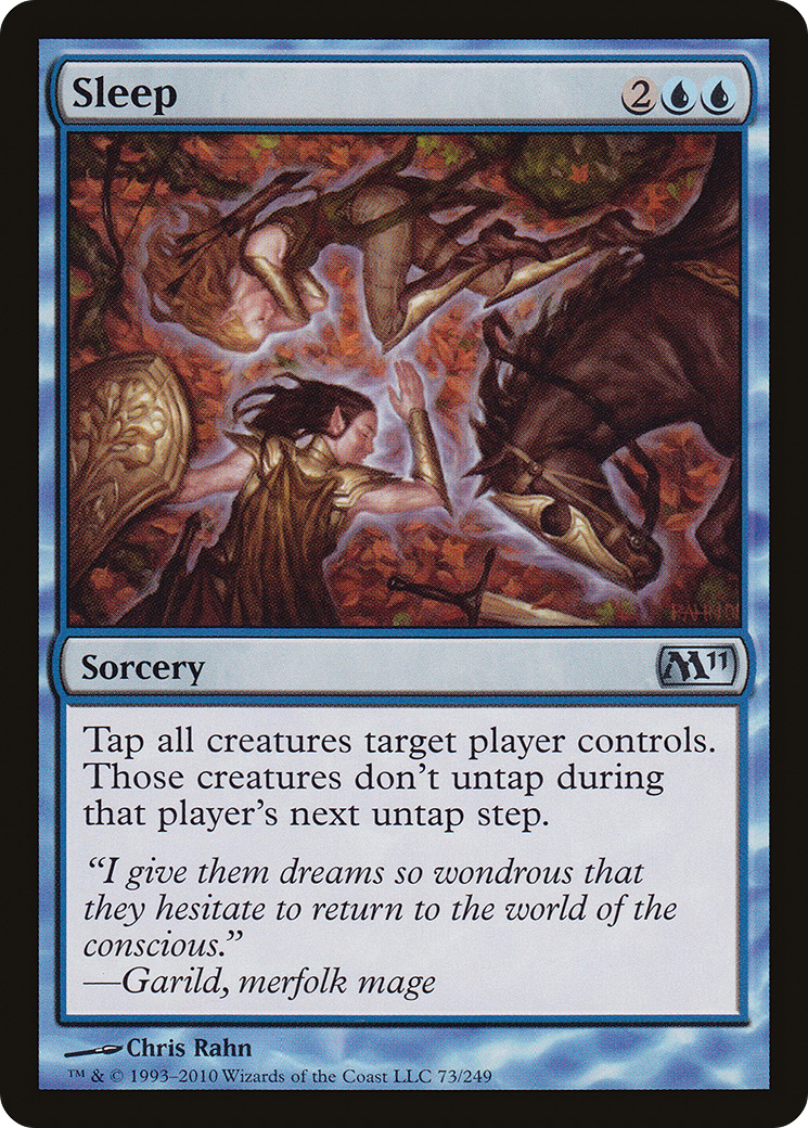 Sleep (M11-073) - Magic 2011 - Premium MTG Single from Wizards of the Coast - Just $0.08! Shop now at Game Crave Tournament Store