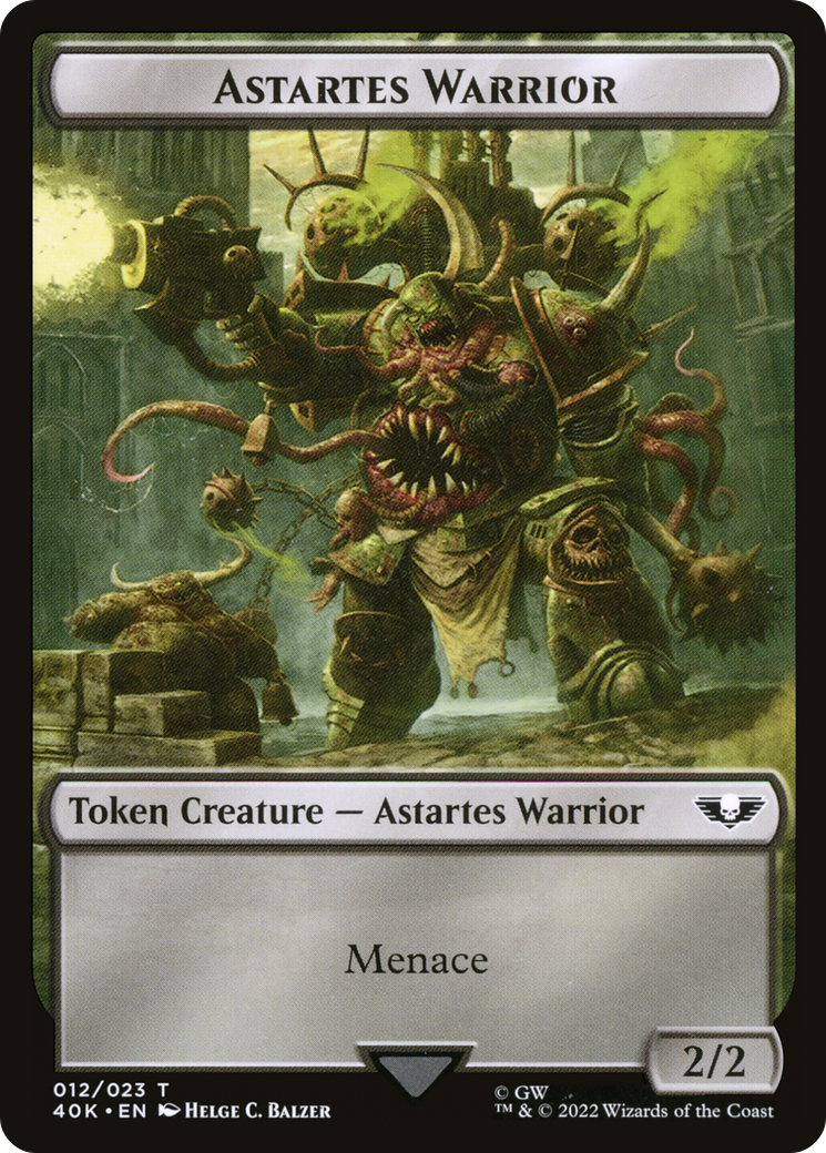 Astartes Warrior (T40K-012) - Warhammer 40,000 Tokens - Premium MTG Single from Wizards of the Coast - Just $0! Shop now at Game Crave Tournament Store