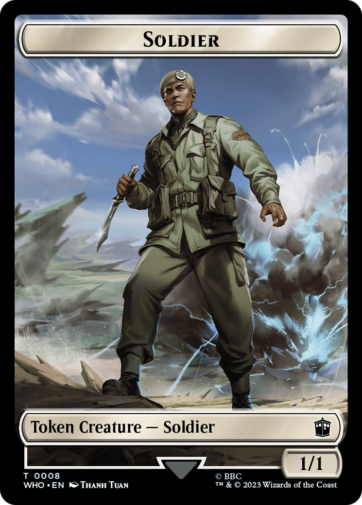 Soldier (TWHO-008) - Doctor Who Tokens - Premium MTG Single from Wizards of the Coast - Just $0! Shop now at Game Crave Tournament Store