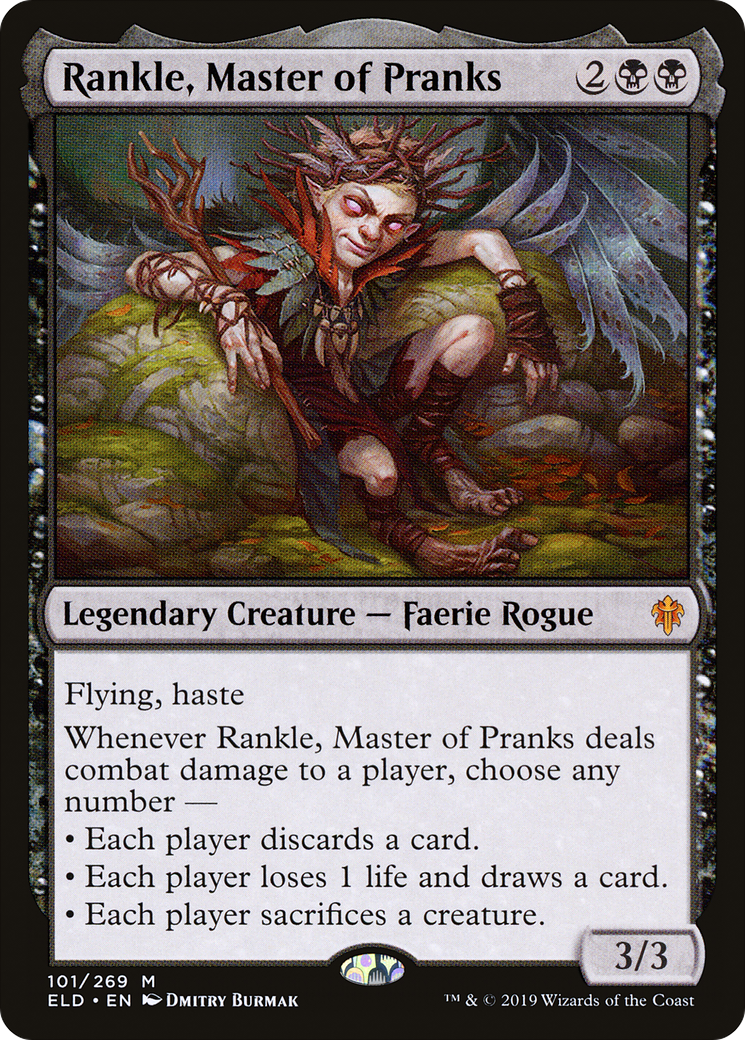 Rankle, Master of Pranks (ELD-101) - Throne of Eldraine - Premium MTG Single from Wizards of the Coast - Just $0.78! Shop now at Game Crave Tournament Store