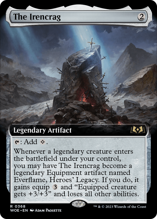 The Irencrag (WOE-368) - Wilds of Eldraine: (Extended Art) - Premium MTG Single from Wizards of the Coast - Just $0.34! Shop now at Game Crave Tournament Store