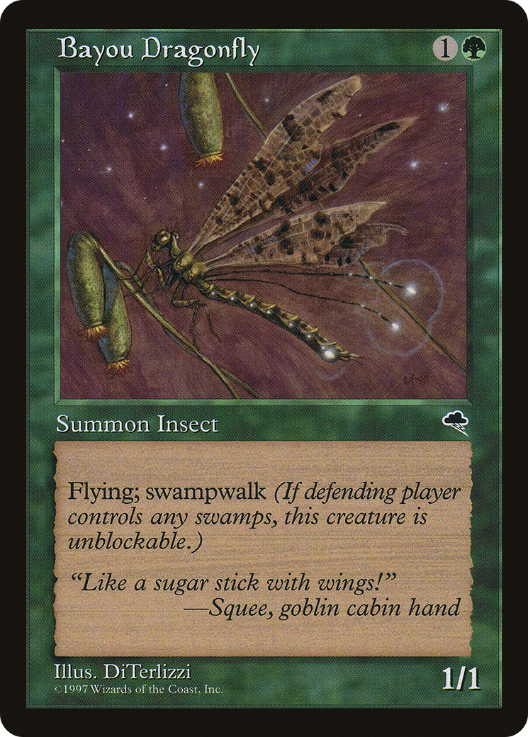 Bayou Dragonfly (TMP-215) - Tempest - Premium MTG Single from Wizards of the Coast - Just $0.08! Shop now at Game Crave Tournament Store