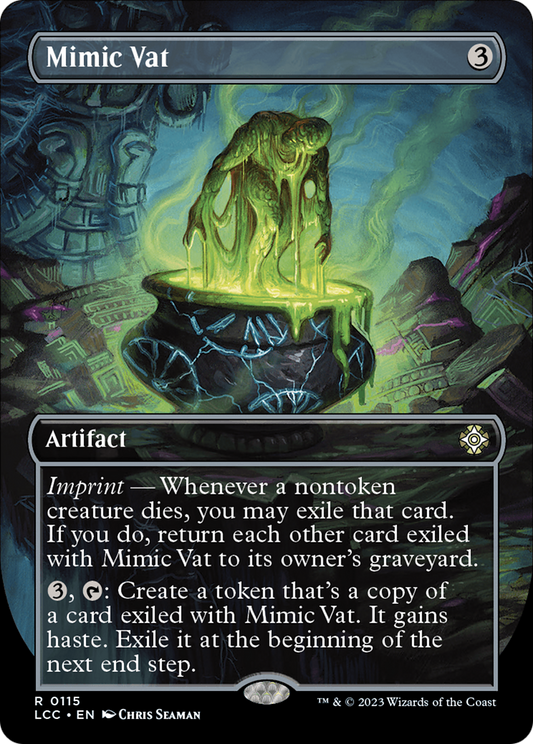 Mimic Vat (LCC-115) - The Lost Caverns of Ixalan Commander (Borderless) Foil - Premium MTG Single from Wizards of the Coast - Just $1.38! Shop now at Game Crave Tournament Store