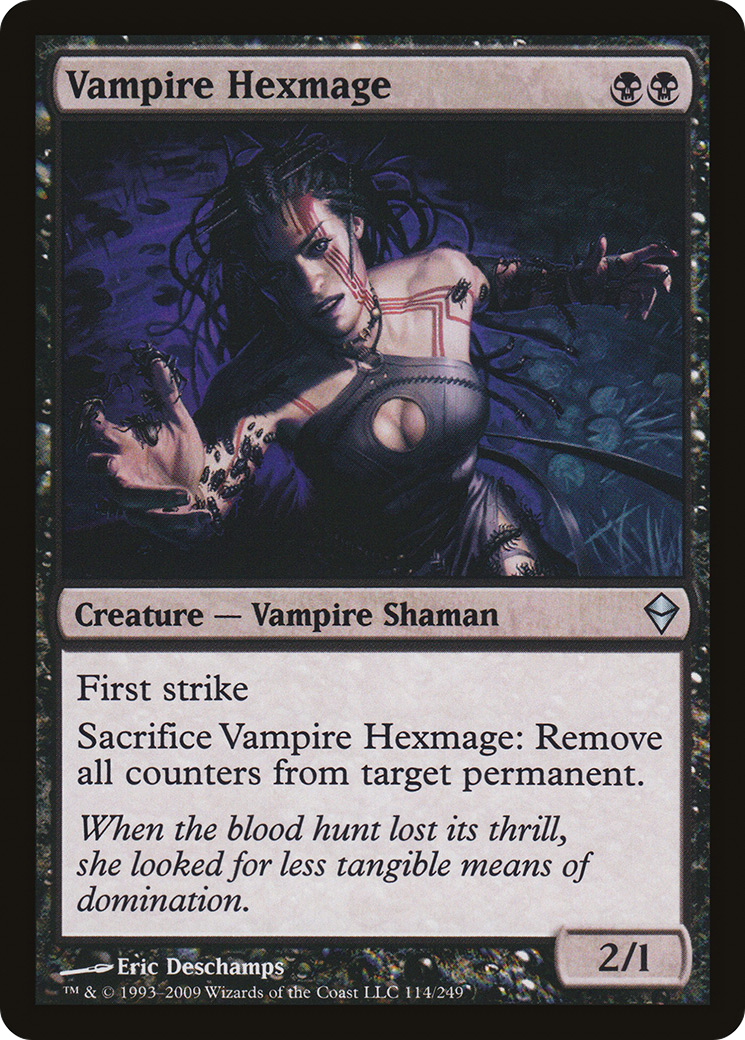 Vampire Hexmage (ZEN-114) - Zendikar Foil - Premium MTG Single from Wizards of the Coast - Just $1.76! Shop now at Game Crave Tournament Store