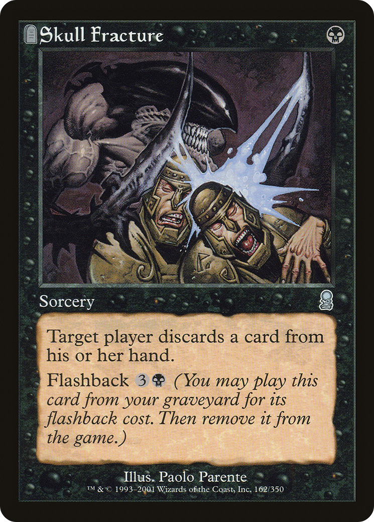 Skull Fracture (ODY-162) - Odyssey: (tombstone) Foil - Premium MTG Single from Wizards of the Coast - Just $0.48! Shop now at Game Crave Tournament Store