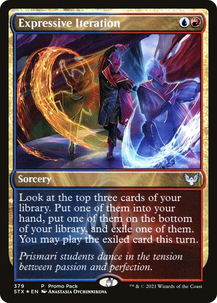 Expressive Iteration (STX-379) - Strixhaven: School of Mages - Premium MTG Single from Wizards of the Coast - Just $1.29! Shop now at Game Crave Tournament Store