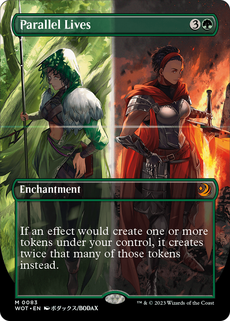 Parallel Lives (WOT-083) - Wilds of Eldraine: Enchanting Tales (Borderless) - Premium MTG Single from Wizards of the Coast - Just $8.83! Shop now at Game Crave Tournament Store