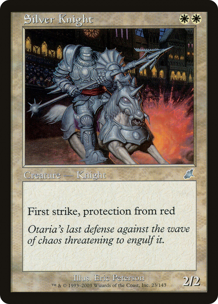 Silver Knight (SCG-023) - Scourge Foil - Premium MTG Single from Wizards of the Coast - Just $1.39! Shop now at Game Crave Tournament Store