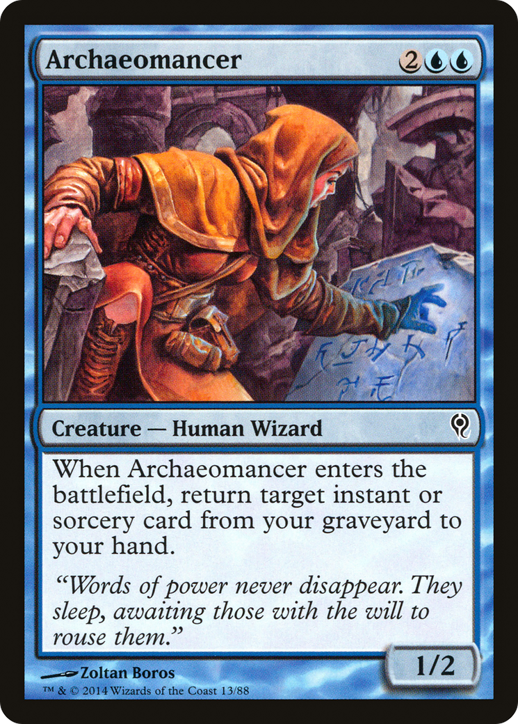 Archaeomancer (DDM-013) - Duel Decks: Jace vs. Vraska - Premium MTG Single from Wizards of the Coast - Just $0.08! Shop now at Game Crave Tournament Store