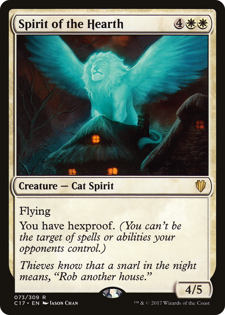 Spirit of the Hearth (C17-073) - Commander 2017 - Premium MTG Single from Wizards of the Coast - Just $0.11! Shop now at Game Crave Tournament Store