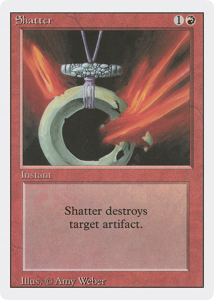 Shatter (3ED-175) - Revised Edition - Premium MTG Single from Wizards of the Coast - Just $0.08! Shop now at Game Crave Tournament Store