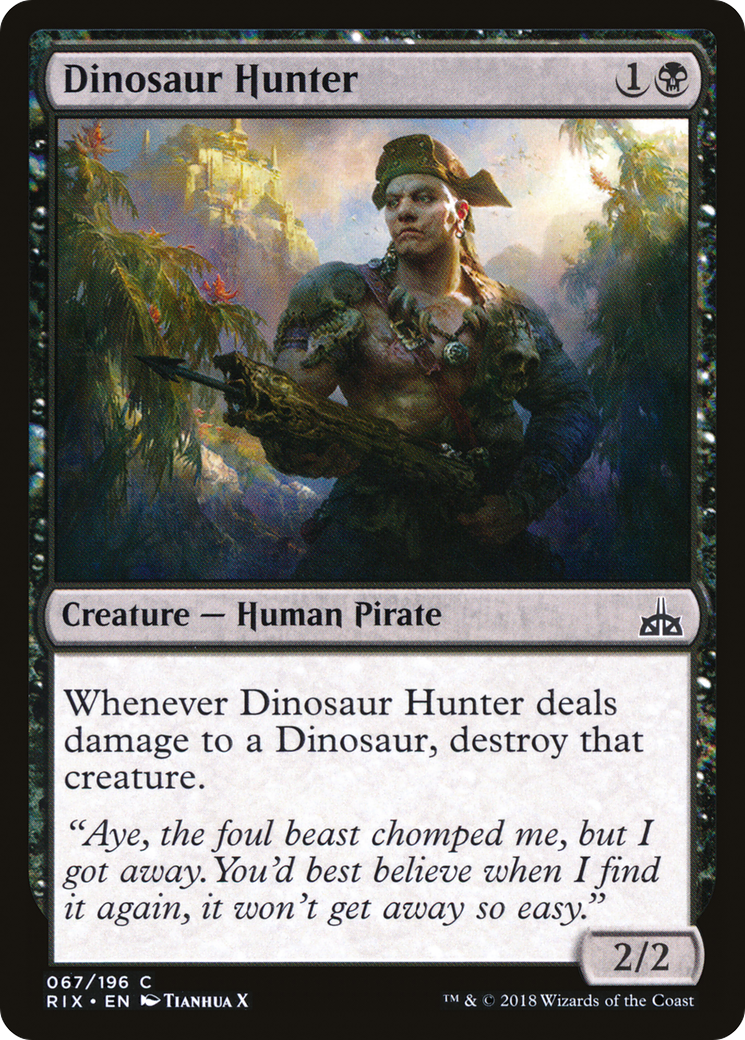 Dinosaur Hunter (RIX-067) - Rivals of Ixalan - Premium MTG Single from Wizards of the Coast - Just $0.08! Shop now at Game Crave Tournament Store