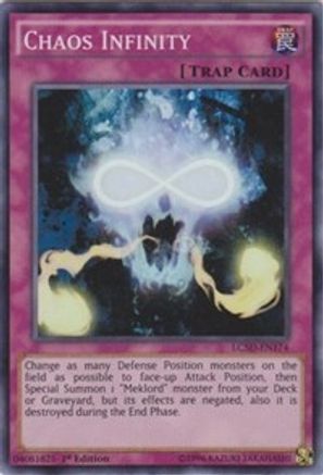 Chaos Infinity (LC5D-EN174) - Legendary Collection 5D's 1st Edition - Premium Yugioh Single from Konami - Just $0.26! Shop now at Game Crave Tournament Store