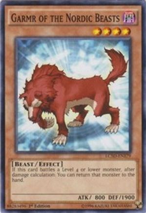 Garmr of the Nordic Beasts (LC5D-EN179) - Legendary Collection 5D's 1st Edition - Premium Yugioh Single from Konami - Just $0.25! Shop now at Game Crave Tournament Store