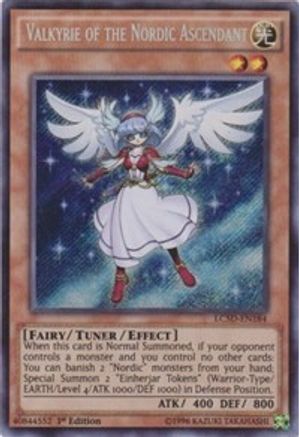Valkyrie of the Nordic Ascendant (LC5D-EN184) - Legendary Collection 5D's 1st Edition - Premium Yugioh Single from Konami - Just $2.32! Shop now at Game Crave Tournament Store