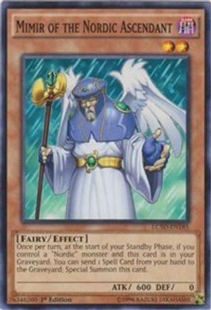 Mimir of the Nordic Ascendant (LC5D-EN185) - Legendary Collection 5D's 1st Edition - Premium Yugioh Single from Konami - Just $0.08! Shop now at Game Crave Tournament Store