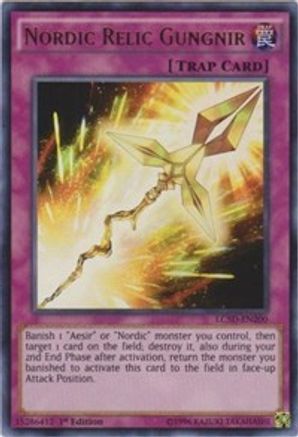 Nordic Relic Gungnir (LC5D-EN200) - Legendary Collection 5D's 1st Edition - Premium Yugioh Single from Konami - Just $0.47! Shop now at Game Crave Tournament Store