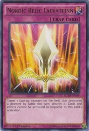 Nordic Relic Laevateinn (LC5D-EN199) - Legendary Collection 5D's 1st Edition - Premium Yugioh Single from Konami - Just $0.25! Shop now at Game Crave Tournament Store