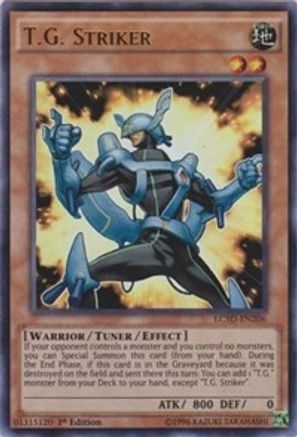T.G. Striker (LC5D-EN206) - Legendary Collection 5D's 1st Edition - Premium Yugioh Single from Konami - Just $7.07! Shop now at Game Crave Tournament Store