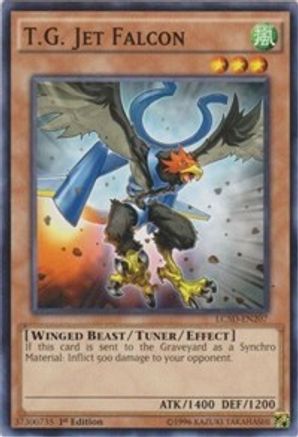 T.G. Jet Falcon (LC5D-EN207) - Legendary Collection 5D's 1st Edition - Premium Yugioh Single from Konami - Just $0.29! Shop now at Game Crave Tournament Store
