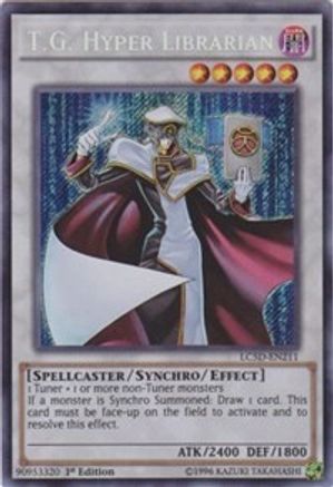 T.G. Hyper Librarian (LC5D-EN211) - Legendary Collection 5D's 1st Edition - Premium Yugioh Single from Konami - Just $1.23! Shop now at Game Crave Tournament Store
