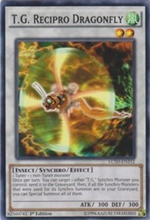 T.G. Recipro Dragonfly (LC5D-EN212) - Legendary Collection 5D's 1st Edition - Premium Yugioh Single from Konami - Just $0.46! Shop now at Game Crave Tournament Store