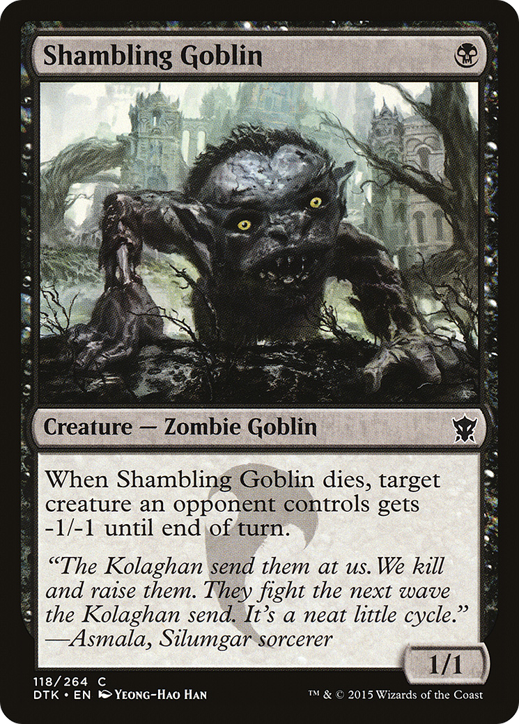 Shambling Goblin (DTK-118) - Dragons of Tarkir - Premium MTG Single from Wizards of the Coast - Just $0.08! Shop now at Game Crave Tournament Store