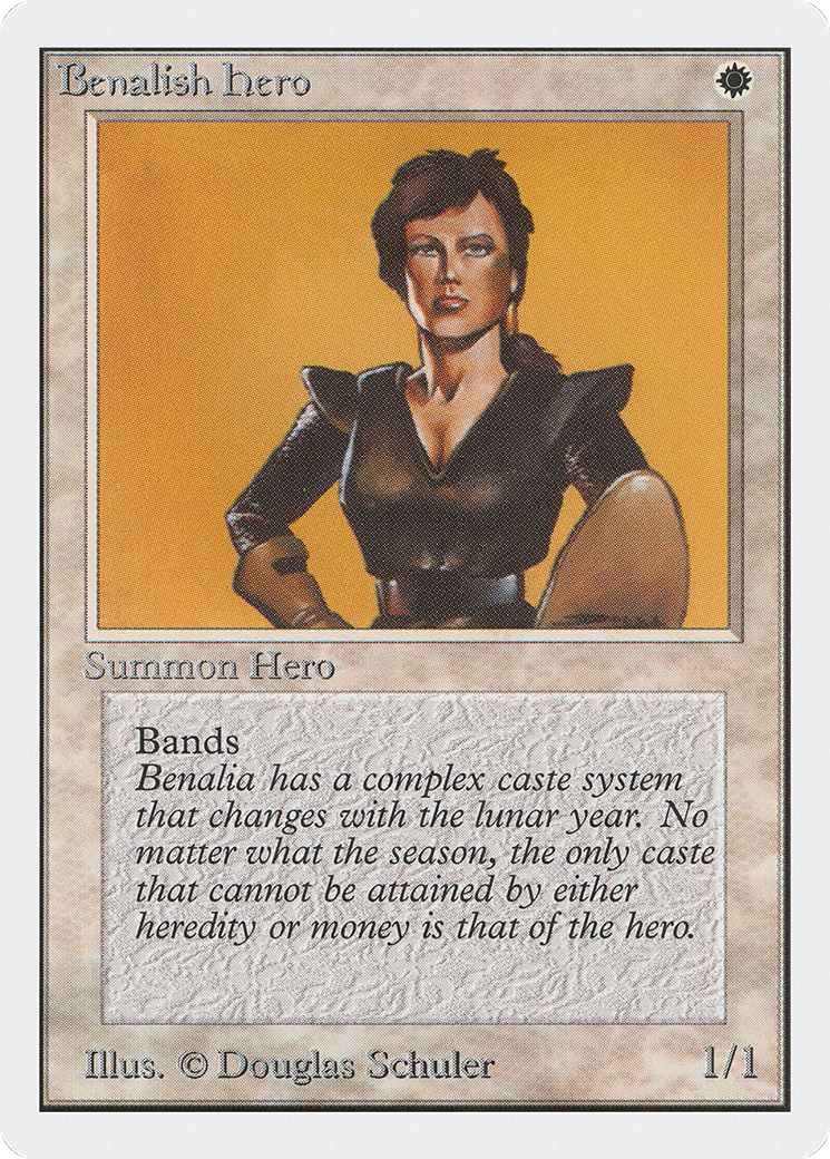 Benalish Hero (2ED-004) - Unlimited Edition - Premium MTG Single from Wizards of the Coast - Just $0.15! Shop now at Game Crave Tournament Store