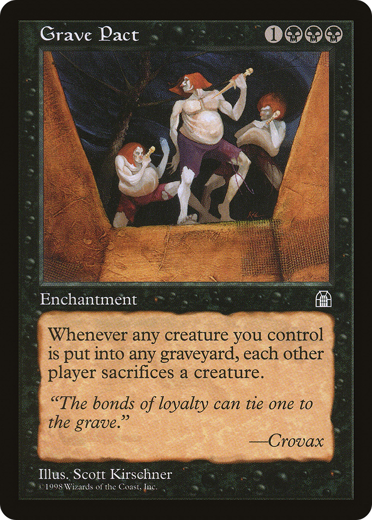 Grave Pact (STH-060) - Stronghold - Premium MTG Single from Wizards of the Coast - Just $4.31! Shop now at Game Crave Tournament Store