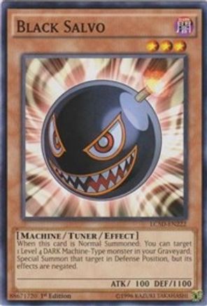 Black Salvo (LC5D-EN222) - Legendary Collection 5D's 1st Edition - Premium Yugioh Single from Konami - Just $1.27! Shop now at Game Crave Tournament Store