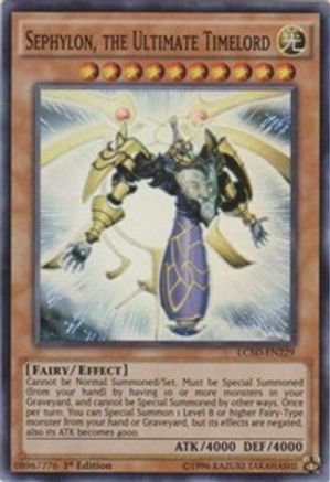 Sephylon, the Ultimate Timelord (LC5D-EN229) - Legendary Collection 5D's 1st Edition - Premium Yugioh Single from Konami - Just $0.25! Shop now at Game Crave Tournament Store
