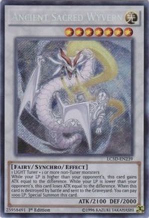 Ancient Sacred Wyvern (LC5D-EN239) - Legendary Collection 5D's 1st Edition - Premium Yugioh Single from Konami - Just $14.18! Shop now at Game Crave Tournament Store
