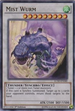 Mist Wurm (LC5D-EN240) - Legendary Collection 5D's 1st Edition - Premium Yugioh Single from Konami - Just $3.02! Shop now at Game Crave Tournament Store