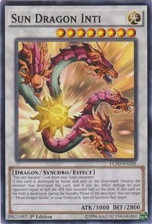 Sun Dragon Inti (LC5D-EN241) - Legendary Collection 5D's 1st Edition - Premium Yugioh Single from Konami - Just $0.27! Shop now at Game Crave Tournament Store