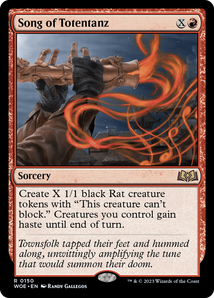 Song of Totentanz (WOE-150) - Wilds of Eldraine Foil - Premium MTG Single from Wizards of the Coast - Just $0.87! Shop now at Game Crave Tournament Store